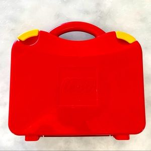 LEGO Creative Suitcase. Legos not inc. Red.